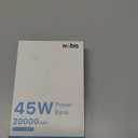 NOBIS Portable Charger, 20000mAh Power Bank, 45W Power Bank Fast Charging, Battery Pack with C to C Cable, Battery Bank with Digital Display for iPhone Android Laptop etc(Black)