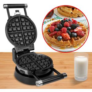 3-in-1 Waffle, Omelet, Egg Waffle Maker, 3 Removable Nonstick Baking Plates, Upgraded 360 Rotating Belgian Maker
Brand: Health and Home