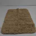 OLANLY Bathroom Rugs 30x20, Extra Soft Absorbent Chenille Bath Rugs, Rubber Backing Quick Dry, Machine Washable Bath Mats for Bathroom Floor, Tub and Shower, Home Decor Accessories, Beige