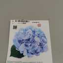 Watercolor Style Hydrangea Flowers Set. Vinyl Decal Bumper Sticker 5"
