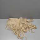 Miss U Hair Princess Long Blonde Wavy Wig with Necklace Middle Part Halloween Party Elf Wig for Small Head