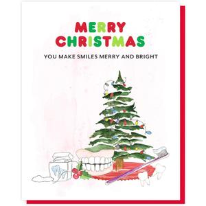 Dental Christmas Gifts for Dentist, Dental Hygienist Gifts Gratitude Cards, Christmas Thank You Cards Dentist Appreciation Holiday Cute Notecards for Encouragement & Recognition, Orthodontist Present