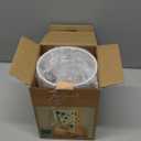 Hortsun Pressed Flower Lamp Vintage Table Small Lamp Cottagecore Decor Boho Night Light Decorative Rustic Night Light for Bedroom, Living Room or Office, Valentine Gift for Women(Modern Style)