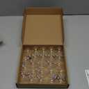 Brightown G40 Replacement LED Light Bulbs, 25 Pack Clear Globe Bulb fits E12 C7 Candelabra Screw Base Sockets, 1.5 Inch Dimmable Edison Light Bulbs for Indoor Outdoor Patio Decor, Warm White