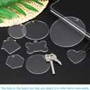 PATIKIL 11.8" Dia. Acrylic Circles, 2 Pack Round Clear Plastic Sheet Ornament Cake Disk Transparent Blank Sign Decoration for Crafting Painting DIY Christmas