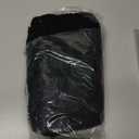 DII Crochet Collection Reversible Bath Mat, Small Oval, 17x24, Black