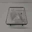 Dish Drying Rack in Sink, Extendable Stainless Steel Dish Drainers for Kitchen Counter, Anti-Rust Dish Dryer Rack with Utensil & Cup Holders, for Inside Sink, Over The Sink (Medium With Cup Holder15.28*11.14*5.16 Inches)