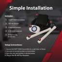 Dakota Alert Driveway Alarm System -DUAL-4k Plus Bundle - DAPT-4000 Driveway Alarm & RE-4K Plus Receiver, Directional Vehicle Sensor, Driveway Alarms Wireless Outdoor Weatherproof, 1-Mile-Long Range