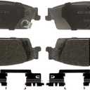 ACDelco Silver 14D1707CHF1 Ceramic Rear Disc Brake Pad Set