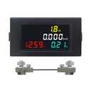 KETOTEK Ammeter Voltmeter DC 14-600V 100A Digital Multimeter Panel Power Energy Monitor Watt Meter DC Current Voltage Meter with 100A Shunt