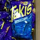 Takis Blue Heat Rolled Tortilla Chips, Hot Chili Pepper Flavored, Multipack Box with 14 Bags of 9.9 Ounces, BBD: MAR 16/2026
