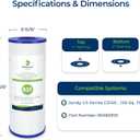 CS150 Pool Filter Cartridge Plus, Fits Jandy CS150, R0462300,1Pack