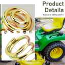 283516 Compression Seat Spring & 422127-4 Cap Compatible with Gra-sshopper, Joh-n Deere Cub Cadet ZT1 Mower, Compressed Springs Can Provide The Necessary Support and Cushioning