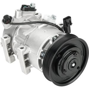 New AC Air Condition Compressor w/Clutch for Hyundai Accent 1.6L 2012-2017, for Kia Rio 2012-2017 1.6L, ONLY Automatic Temperature Control (no Manual), for CO20765C