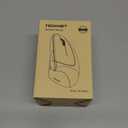 TECKNET Ergonomic Mouse, 4800 DPI Wireless Vertical Mouse with 5 Adjustable DPI Levels, 6 Buttons, 2.4GHz Optical Carpal Tunnel Mouse for Laptop, Desktop, PC, MacBook - White