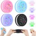 Taba Squishy Fidget Toys,Cookie Taba Squishy Toys,Ultra-Soft Stress Relief Toys for Kids Adult,Sensory Toys with Cute Design,Anxiety Relief Party Favors