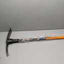 Fiskars Pro IsoCore Garden Pick - 5 lb Pick with 36" Shock Controlled Handle - Digging and Garden Tools - Orange/Black