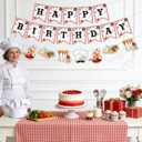 Sursurprise Chef Happy Birthday Banner Kit