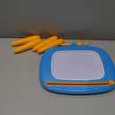 Kikidex Magnetic Drawing Board, Toddler Girl Toys for 1-2 Year Old, Doodle Board Pad Learning and Educational Toys for 1 2 3 Year Old Baby Kids Birthday Gift(Light Blue)