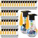 FoldTier 36 Pcs Graduation Party Favors Light Bulb Candy Jars Class of 2026 Graduation Party Supplies for Guests Grad Plastic Light Bulb with Card and Grad Hat Fillable Candy Containers, 100 ml
