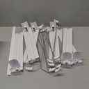 Drink Organizer for Fridge-White Automatic Pusher Glide, 12oz 16oz 20oz-Soda Dispenser for Fridge-Holds up to 30 Cans
