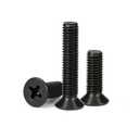 M5 x 16mm (30 Pack) Flat Head Machine Screws Black Oxide 304 Stainless Steel, Fully Threaded, Phillips Drive for Furniture Repairs and 3D Printer