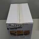 WUNLY 2 Slice Toaster, Touchscreen & Dual Independent Control Panel, 5 Basic Functions & Digital Countdown Toasters, 6 Shade Settings＆6 Bread Types, Smart Bread Maker Mute/ Screen-Off, Titanium