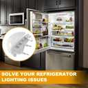 W11251749 Freezer Light Bulb Replacement for Whirlpool Kenmore Amana Refrigerator Led Freezer Light W11602886 AP7192759 W11468934 W11468934 W11449273
