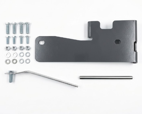 Heavy Duty Steel Running Board Side Step Mounting Bracket with Hardware Kit, Bolt-on-Wire Fish Plate for Truck SUV Rocker Panel Frame Installation