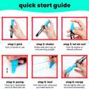 Chalkola 10 Fine Tip Liquid Chalk Markers for Blackboard, Chalkboard Signs, Window, Labels, Bistro, Glass, Car (10 Pack 3mm) - Wet Wipe Erasable Ink Chalkboard Markers, 3mm Reversible Tip Chalk Pens