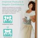 MOOIMOM Maternity Belt 2 in 1 Postpartum Belly Bands for Pregnant Women Pregnancy, Back Pain Relief, C Section Recovery, Waist Binder, Rayon Made with Bamboo Charcoal Fiber(Premium Gentle Mint, L)