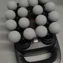 16 Head Massage Gun Set, Deep Tissue Massage Gun Portable with 3 Modes & 30 Intensities, Red Light Therapy, Quiet Percussion Massager for Legs, Waist, Buttocks Muscles Pain Relief (Gray)