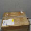 Arc Floor Lamp with 3 Color Temperatures,Black Floor Lamp with Remote Control, Boho Standing Lamp with Rattan Wicker Shades, Farmhouse Tall Pole Lamp for Living Room Bedroom (12.2Inch)