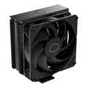 Cooler Master Hyper 212 Black CPU Air Cooler, SickleFlow 120 Edge PWM Fan, Aluminum Top Cover, 4 Copper Heat Pipes, 152mm Tall, AMD Ryzen AM5/AM4, Intel LGA 1851/1700/1200 Brackets