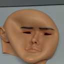 JVTUNG Realistic Mask Silicone Female Mask Full Head Face Mask for Crossdresser Cosplay Halloween (Ivory)