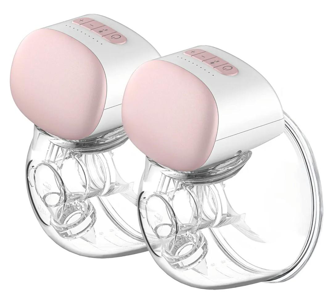IKARE Wearable Breast Pump Hands Free, Pain Free Portable Electric Breastfeeding Pump with 3 Mode & 10 Levels, Rechargeable Milk Pump for Travel & Home, 24mm/28mm Flange, Super Quiet