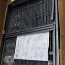 Prevue Pet Products Steel Bird Flight Cage with Wheels - Large Birdcage for Parakeets, Canaries, Finches, Cockatiels, Lovebirds, & Green Cheek, Metal Standing Birdcage - Black, Large