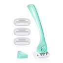 Billie Razors for Women Shave Kit Razor + 4 x 5-Blade Razor Refills + Magnetic Holder Minty