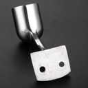 1 Pack Heavy Dudy 60 Degree Marine Boat Yacht High Leg Hand Rail End Stanchion,316 Stainless Steel Boats Accessoriesfor Pipe 7/8 Inch(22mm) or 1 Inch(25mm)