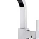 Pfister Arkitek Single Handle Kitchen Sink Faucet with Pull Out Sprayer, High Arc Design, Polished Chrome Finish, 1.8 GPM Flow Rate, 1 or 3 Hole Installation LG534LPMC