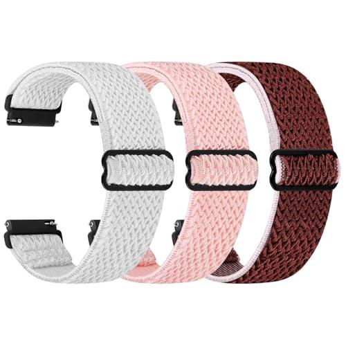 TumpCez Quick Release Watch Band - Choice of Width 19mm Watch Bands, Solo Loop Adjustable Elastic Nylon Watch Straps Replacement Wristband for Men Women