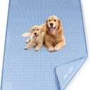 Pee Pads for Dogs, 40" x 28" Extra Large Reusable Silicone Mat, Washable Puppy Training Pads for Potty Training, Non-Slip, Leak-Proof, Indoor Floor Protection (Blue)