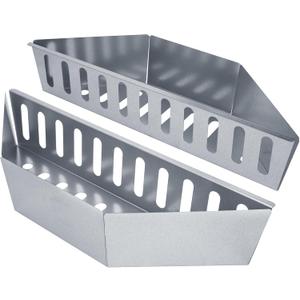Charcoal Basket, Compatible with 22-Inch Weber Charcoal Grills and Other Similar Sized Models, Charcoal Tray for Barbecue (2 Pcs)