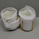 Utensil Organizer for kitchen, Knives and Forks with Shiny metal frame Tray for Farmhouse Kitchen Decor and Countertop(6.3 * 4.33inch) (XL, Gold white)