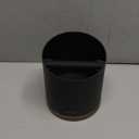 Normcore Espresso Knock Box - 1.8L Capacity, Holds 4045 Pucks - Heavy-Duty Stainless Steel Coffee Grounds Bin with Removable Knock Bar and Walnut Non-Slip Base, Black