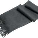 12 Pack Fleece Winter Scarves, Warm Winter Scarf Multi-color Bulk Wholesale, Unisex Men Women (Assorted)