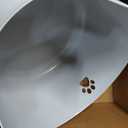High Sides Low Entry Large Litter Pan (21.6x21.6x13.1 Inches), All-in-One Easy to Clean Plastic Litter Box for Kittens, Elderly & Large Cats, Doubles as Stylish Cat Bed, Grey