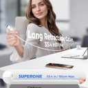 SUPERONE Retractable iPhone Charger, 4-Port USB C Charger Block, iPhone Chargers Fast Charging with USB C & Apple Cable, Wall Chargers for iPhones 17/16/15/14/13/12/11 Series, Pad, Samsung, Pixel