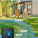 Dog Door Bell 2026 Enhanced Touch, Wireless Doggie Doorbell for Potty Training to Go Outside, IP65 Waterproof, 1000ft Range, 55 Melodies, 5 Modes & Adjustable Volume, 2 Receivers+2Buttons