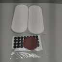 2PCS Water Absorbing Stone Tray, Fast Drying Diatomite Stone Sink Tray, Water Absorbent Diatomite Coasters, Stones Soap Trays for Kitchen Sink, Bathroom Counter Hand Soap Dish & Holders